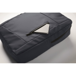 Mochila em RPET com revestimento em PU para portátil até 15'' cor azul vista fotografia