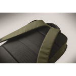 Mochila em RPET com revestimento em PU para portátil até 15'' cor verde militar vista fotografia sétima vista