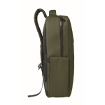 Mochila em RPET com revestimento em PU para portátil até 15'' cor verde militar