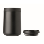 Copo térmico em aço inoxidável com filtro reutilizável para café 450ml cor preto nona vista