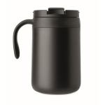 Copo térmico em aço inoxidável com filtro reutilizável para café 450ml cor preto décima vista