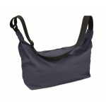 Bolsa a tiracolo urbana em nylon repelente à água com alça ajustável cor azul
