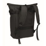 Mochila em PU com capacidade para PC de 15” e fitas para bicicleta 20 L cor preto segunda vista