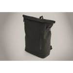 Mochila em PU com capacidade para PC de 15” e fitas para bicicleta 20 L cor preto vista fotografia