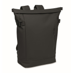 Mochila em PU com capacidade para PC de 15” e fitas para bicicleta 20 L cor preto