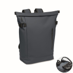 Mochila em PU com capacidade para PC de 15” e fitas para bicicleta 20 L cor azul