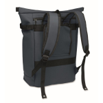 Mochila em PU com capacidade para PC de 15” e fitas para bicicleta 20 L cor azul segunda vista