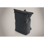 Mochila em PU com capacidade para PC de 15” e fitas para bicicleta 20 L cor azul vista fotografia