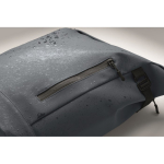 Mochila em PU com capacidade para PC de 15” e fitas para bicicleta 20 L cor azul vista fotografia
