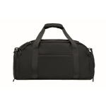 Saco desportivo em nylon com fita para trolley e alça a tiracolo 20L cor preto sétima vista