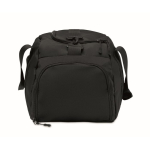 Saco desportivo em nylon com fita para trolley e alça a tiracolo 20L cor preto oitava vista