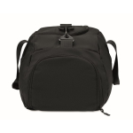 Saco desportivo em nylon com fita para trolley e alça a tiracolo 20L cor preto décima vista