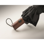 Guarda-chuva dobrável de poliéster resistente ao vento e automático Ø94 cor preto vista fotografia quinta vista