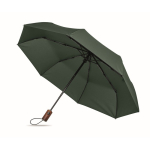 Guarda-chuva dobrável de poliéster resistente ao vento e automático Ø94 cor verde