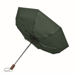 Guarda-chuva dobrável de poliéster resistente ao vento e automático Ø94 cor verde quarta vista
