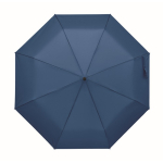 Guarda-chuva dobrável de poliéster resistente ao vento e automático Ø94 cor azul real sexta vista