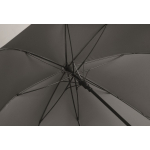 Guarda-chuva automático em pongee resistente ao vento Ø137 cor cinzento-escuro vista fotografia quarta vista