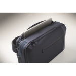 Mochila para portátil com detalhes em PU e fita para trolley 15'' cor azul vista fotografia quinta vista