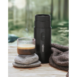 Máquina de café portátil, moído ou cápsulas compatíveis 1.800mAh cor preto vista conjunto principal