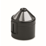 Filtro de café reutilizável em aço inoxidável com estojo cor preto segunda vista