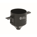Filtro de café reutilizável em aço inoxidável com estojo cor preto vista principal