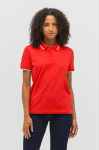Polo unissexo de algodão com risca em contraste 200g/m² SOL'S PALERMO cor vermelho segunda vista