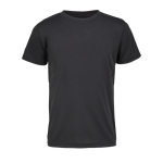 T-shirt desportiva infantil poliéster reciclado 150 g/m² SOL'S SPRINT cor preto