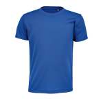 T-shirt desportiva infantil poliéster reciclado 150 g/m² SOL'S SPRINT cor azul real terceira vista