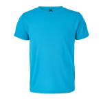 T-shirt desportiva infantil poliéster reciclado 150 g/m² SOL'S SPRINT cor ciano
