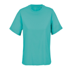 T-shirt mulher algodão orgânico com corte moderno 150 g/m² SOL'S LEGEND cor turquesa terceira vista