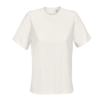 T-shirt mulher algodão orgânico com corte moderno 150 g/m² SOL'S LEGEND cor branco-sujo