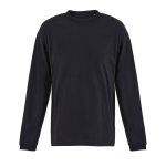 T-shirt unissexo oversize em algodão reciclado 220 g/m² SOL'S LEGACY cor preto terceira vista
