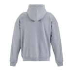 Sweatshirt unissexo de algodão com capuz e fecho 450 g/m² SOL'S LEGACY cor cinzento-claro