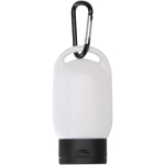 Creme solar FPS 30 com mosquetão integrado e aroma de baunilha 30ml cor preto segunda vista frontal