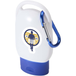 Creme solar FPS 30 com mosquetão integrado e aroma de baunilha 30ml cor azul