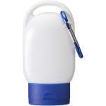 Creme solar FPS 30 com mosquetão integrado e aroma de baunilha 30ml cor azul terceira vista frontal