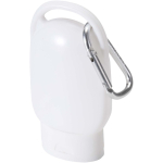 Creme solar FPS 30 com mosquetão integrado e aroma de baunilha 30ml cor branco