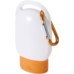 Creme solar FPS 30 com mosquetão integrado e aroma de baunilha 30ml cor cor-de-laranja
