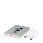 Power bank magnética compacta com carregamento sem fios 5.000 mAh vista principal