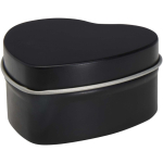 Vela em lata em forma de coração com aroma a baunilha 40g cor preto segunda vista