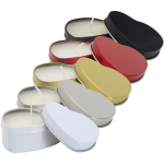 Vela em lata em forma de coração com aroma a baunilha 40g cor branco segunda vista várias cores