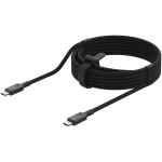 Cabo USB-C em nylon trançado com carregamento rápido Xtorm 100W cor preto
