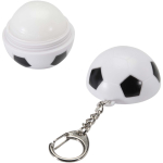 Porta-chaves com bálsamo labial em forma de bola FPS15 baunilha cor preto