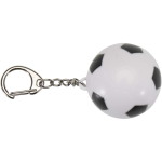 Porta-chaves com bálsamo labial em forma de bola FPS15 baunilha cor preto terceira vista frontal