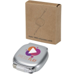 Cabo de carregamento retrátil com conectores múltiplos de 100W cor prateado