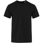T-shirt unissexo de manga curta em algodão orgânico 160 g/m2 Elevate cor preto segunda vista frontal