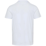 T-shirt unissexo de manga curta em algodão orgânico 160 g/m2 Elevate cor branco segunda vista traseira