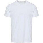 T-shirt unissexo de manga curta em algodão orgânico 160 g/m2 Elevate cor branco segunda vista frontal