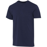 T-shirt unissexo de manga curta em algodão orgânico 160 g/m2 Elevate cor azul-marinho