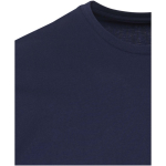 T-shirt unissexo de manga curta em algodão orgânico 160 g/m2 Elevate cor azul-marinho vista detalhe 1